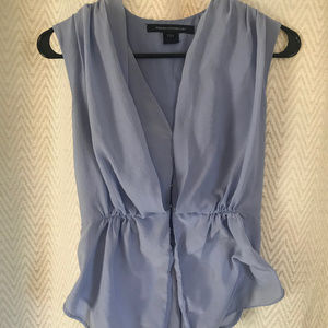 FRENCH CONNECTION Periwinkle Clip Front Blouse